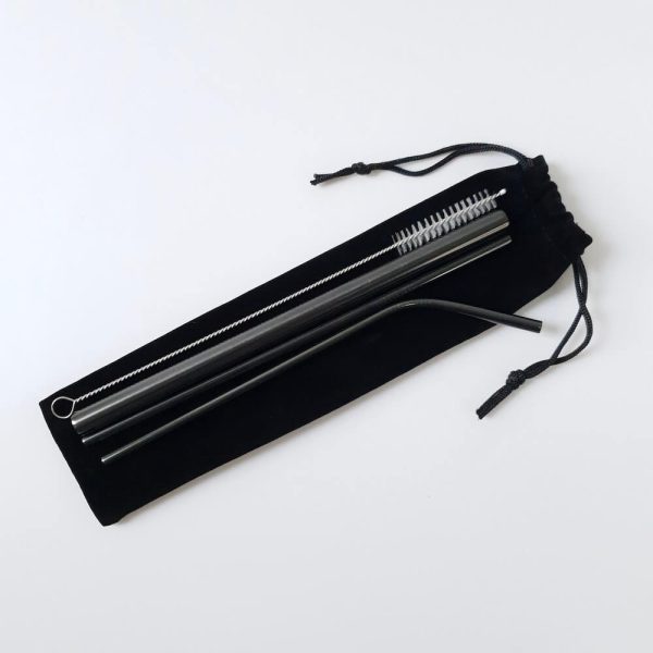 Black Reusable Straw Kit | Build A Box - MY BOXFUL