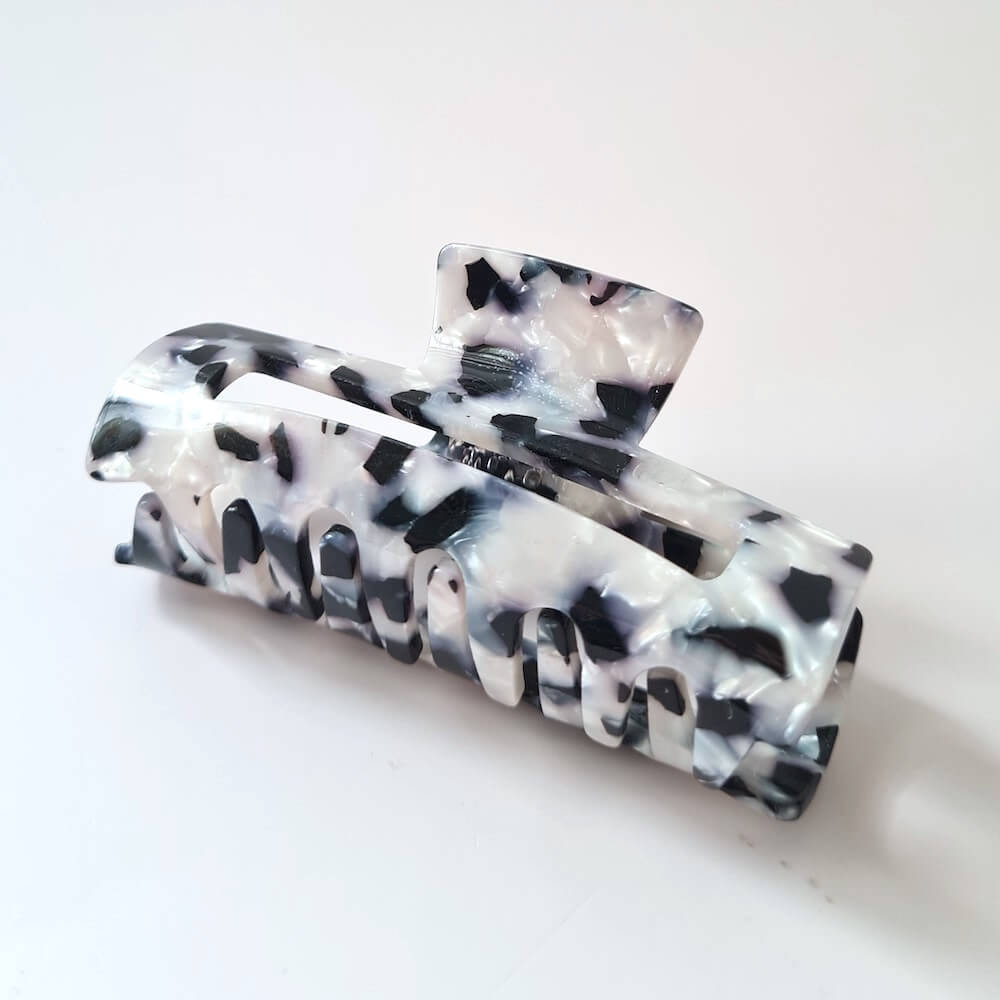 White and Black Hair Claw | Build A Box - MY BOXFUL