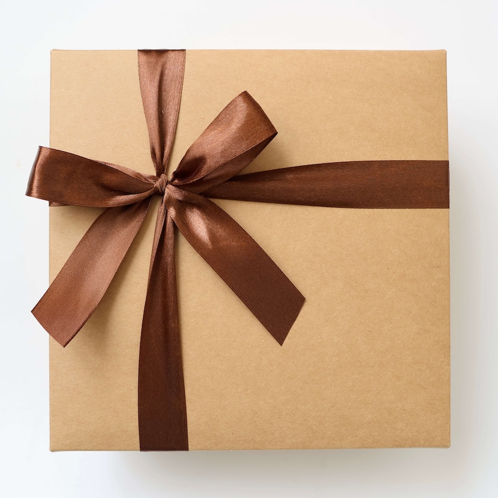 Brown Box M With Ribbon | Build A Box - MY BOXFUL